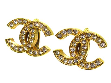 chanel inspired earrings ebay|authentic vintage chanel earrings.